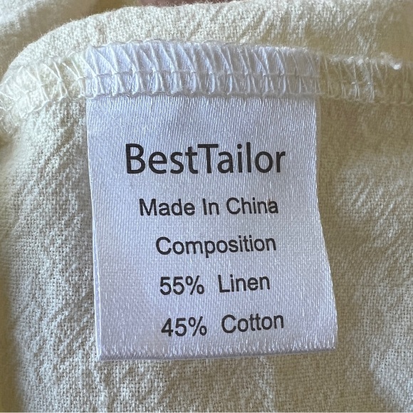 SOLD - Handmade Linen Blend Cottagecore Etsy dress - Picture 5 of 7